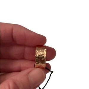 Penny + Grace Cora Boyfriend Ring Rose Gold Size 6 NWT